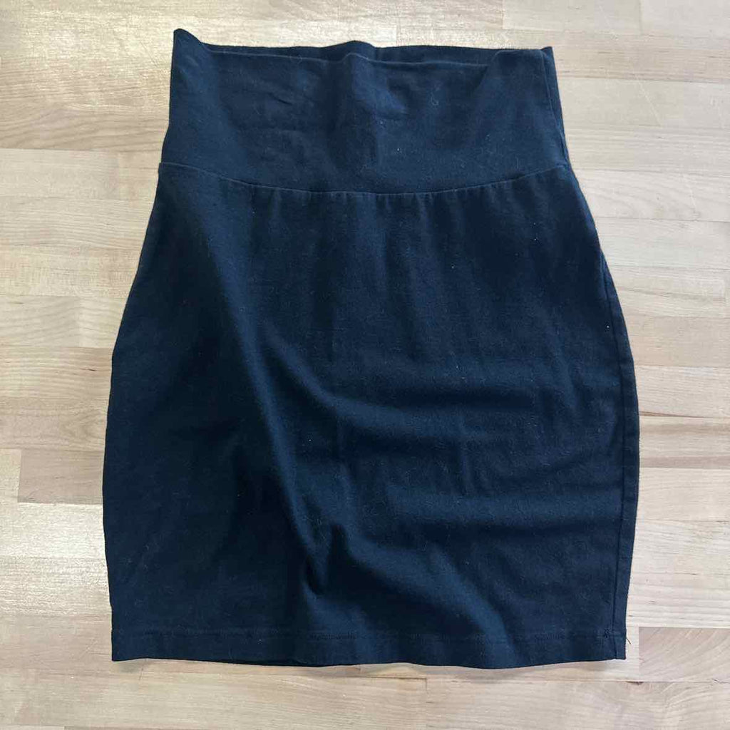 Charlotte Russe Size S Black Cotton Skirt