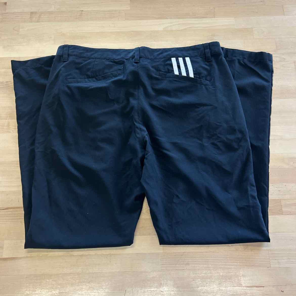 Adidas Size 34x32 Black MENS Athletic Pants