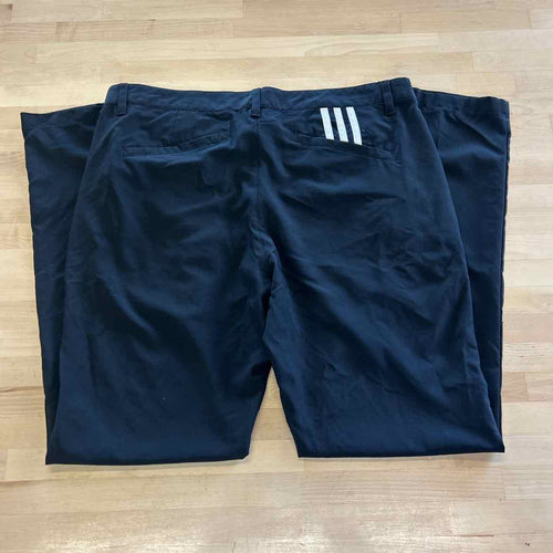 Adidas Size 34x32 Black MENS Athletic Pants