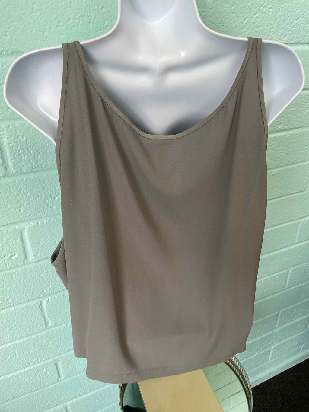 Eileen Fisher Size L Gray Sleeveless