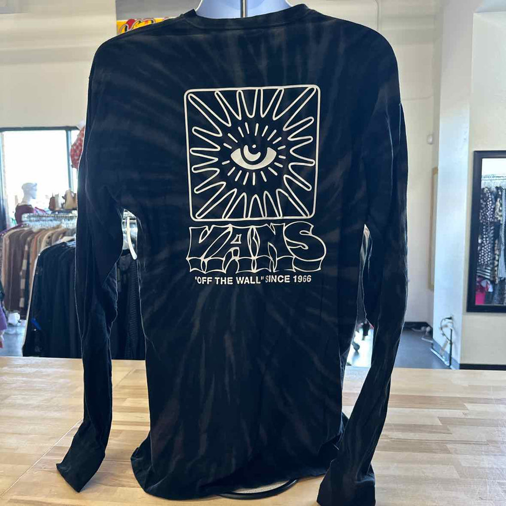 Vans Size L Black MENS Long Sleeve Shirt