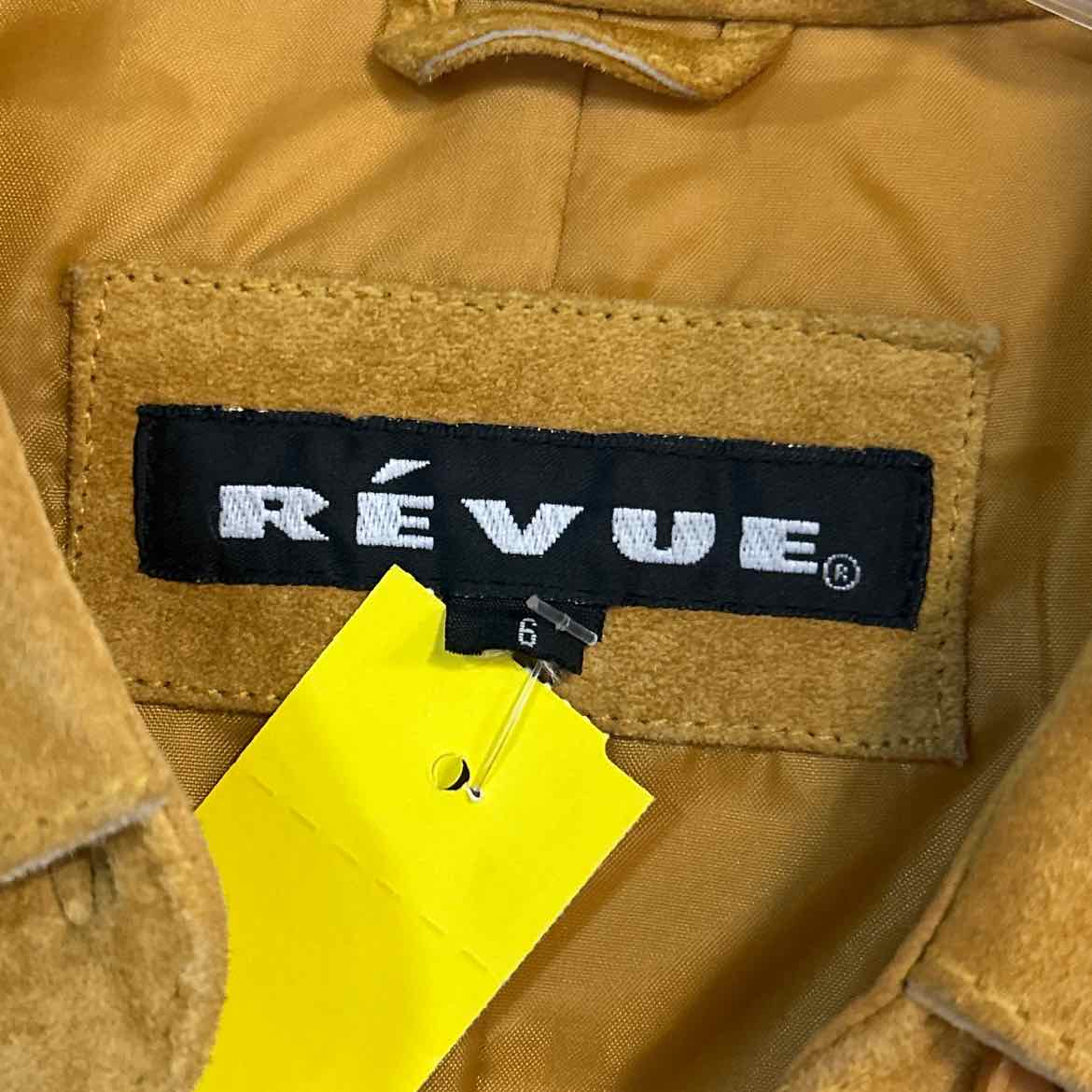 Revue Size 6 Mustard Suede Jacket