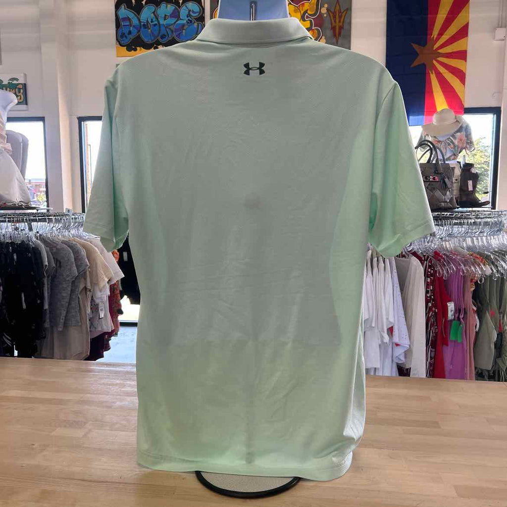 Under Armour Size L Mint Preloved MENS Polo