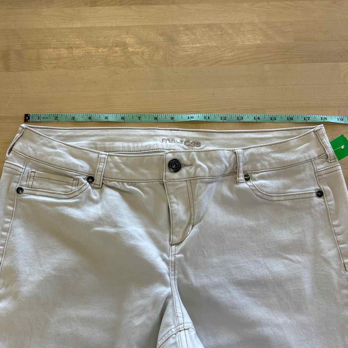 Maurices Size XL Off White Preloved Pants