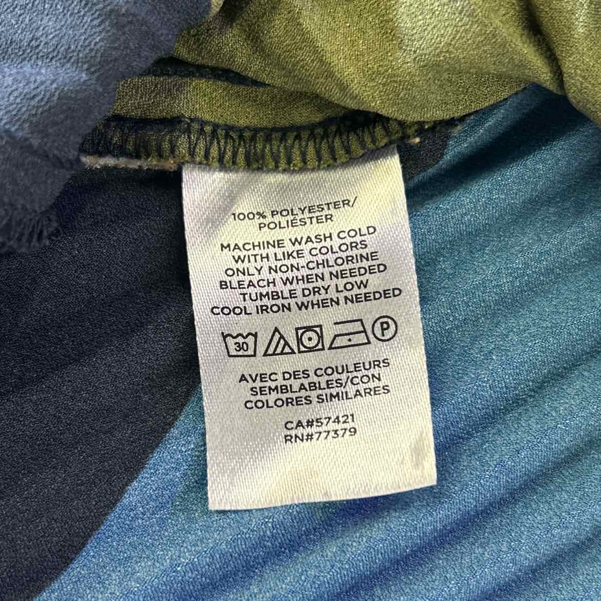 Ann Taylor Size 4 Black Blue Green Preloved Skirt