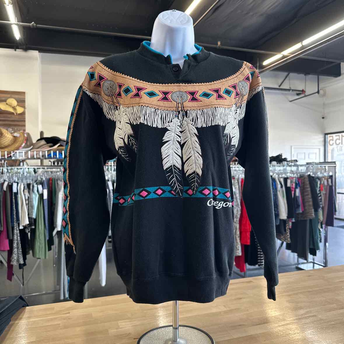 AU Sportswear Size S Black Sweatshirt