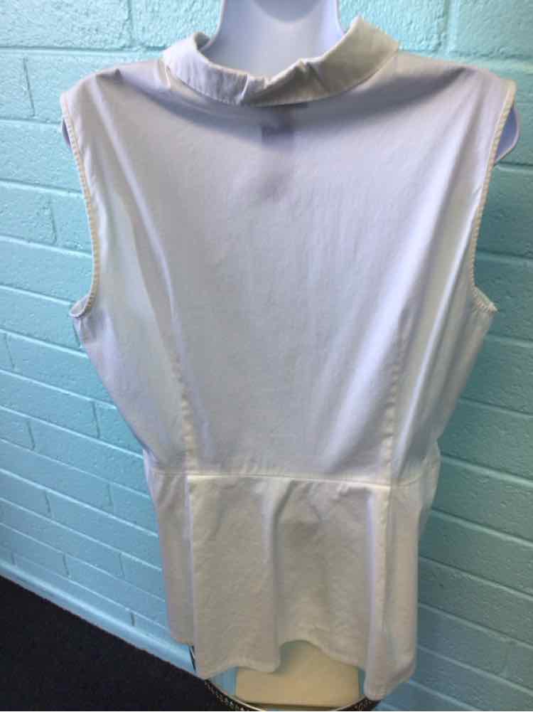 Charter Club Size 10 White Sleeveless