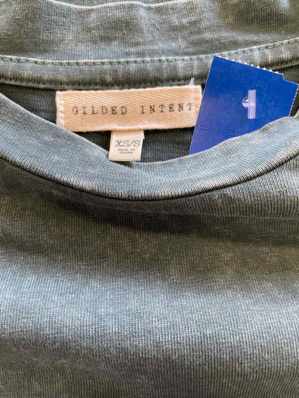 Gilded Intent Size XS/S Black Blouse