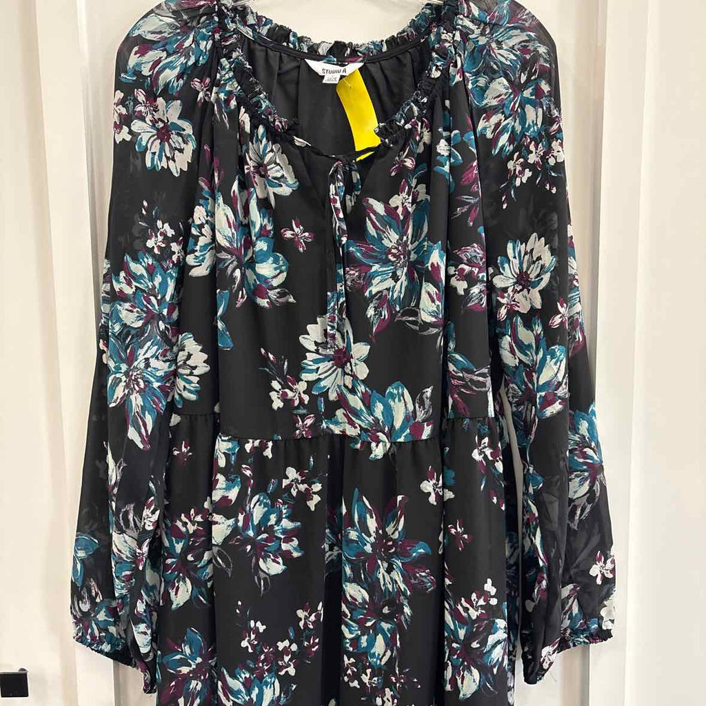 Studio A Size L Black Dress