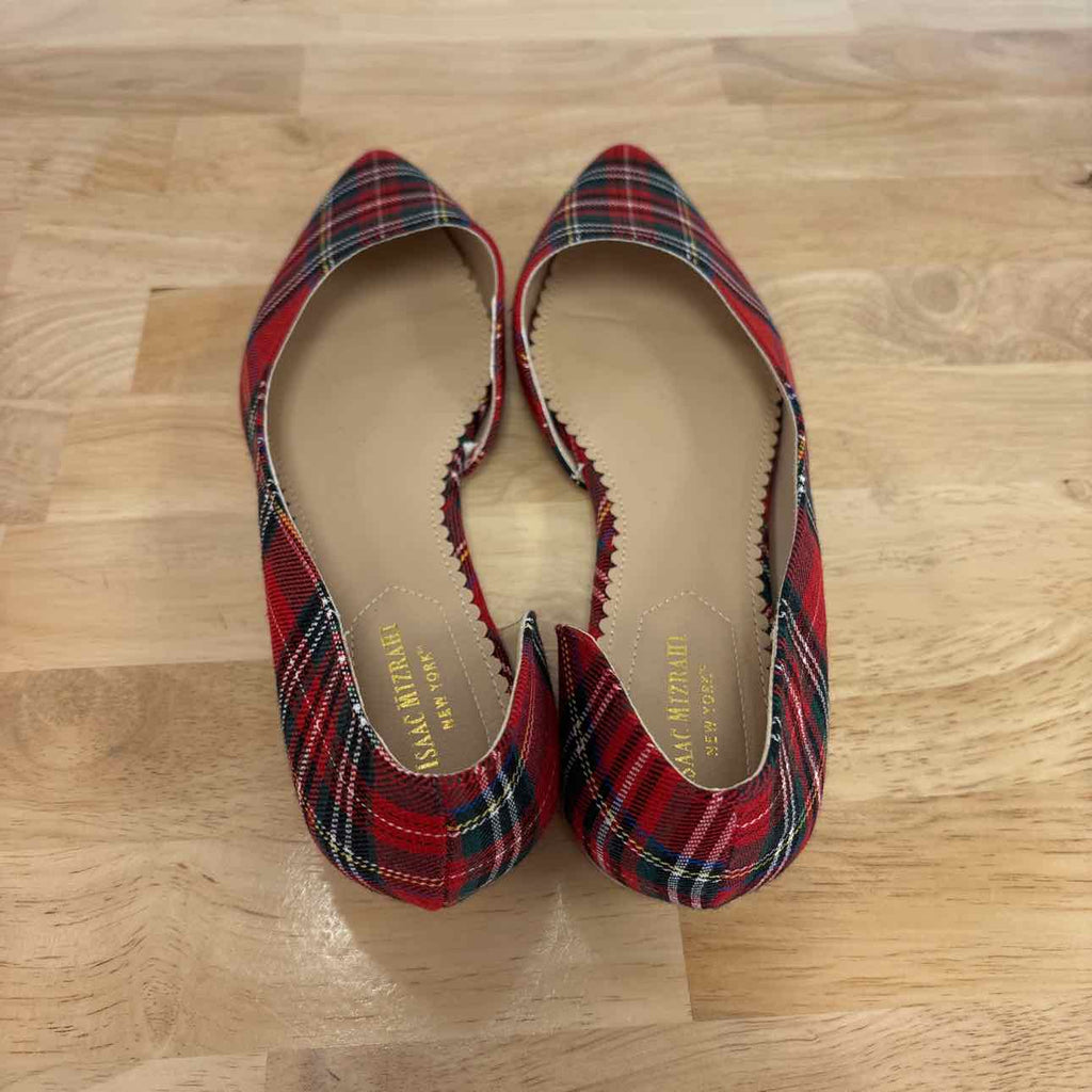 Isaac Mizrahi Size 9.5 Red Preloved Flats