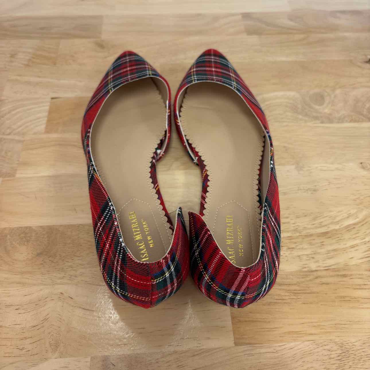 Isaac Mizrahi Size 9.5 Red Preloved Flats