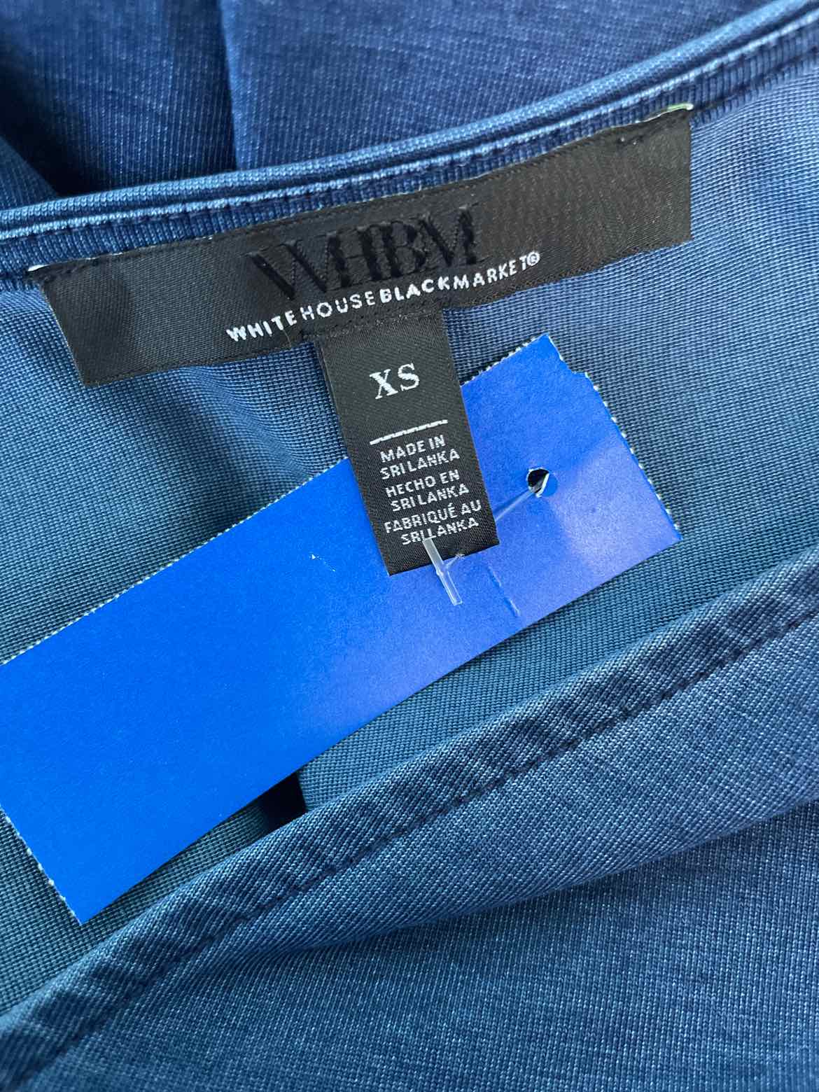 White House Black Market Size XS Blue Blouse