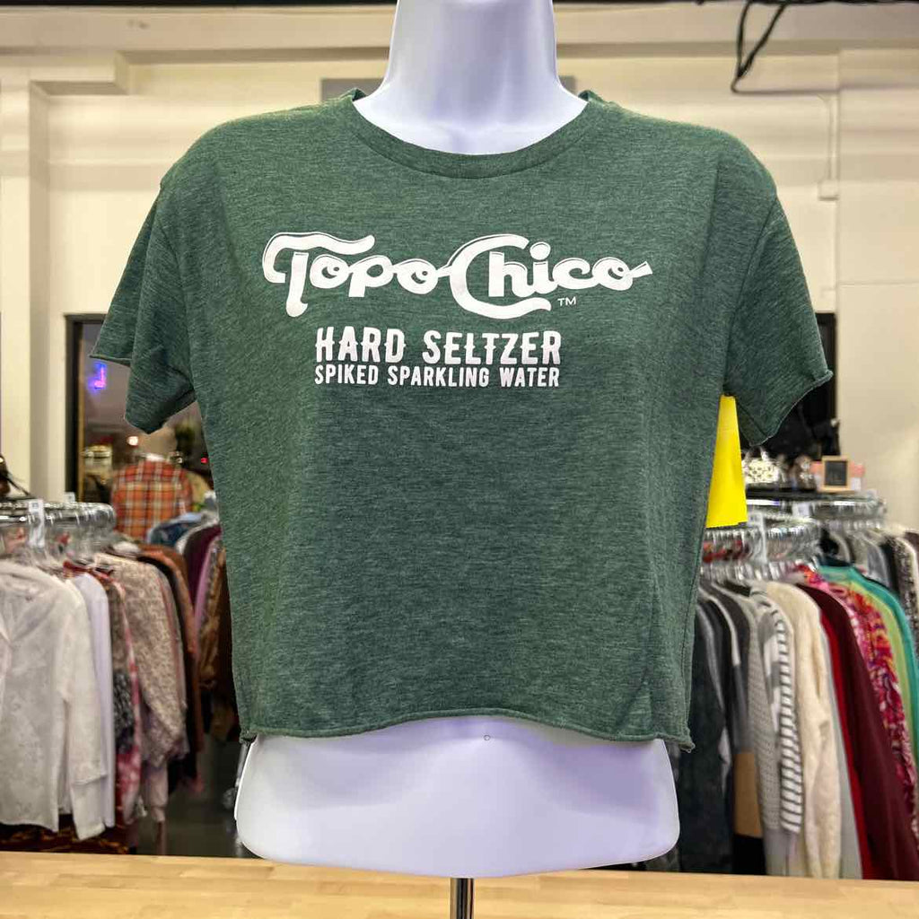 Next Level Size S Green T-shirt