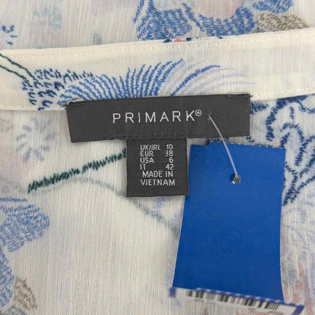 Primark Size 10 White Preloved Longsleeve
