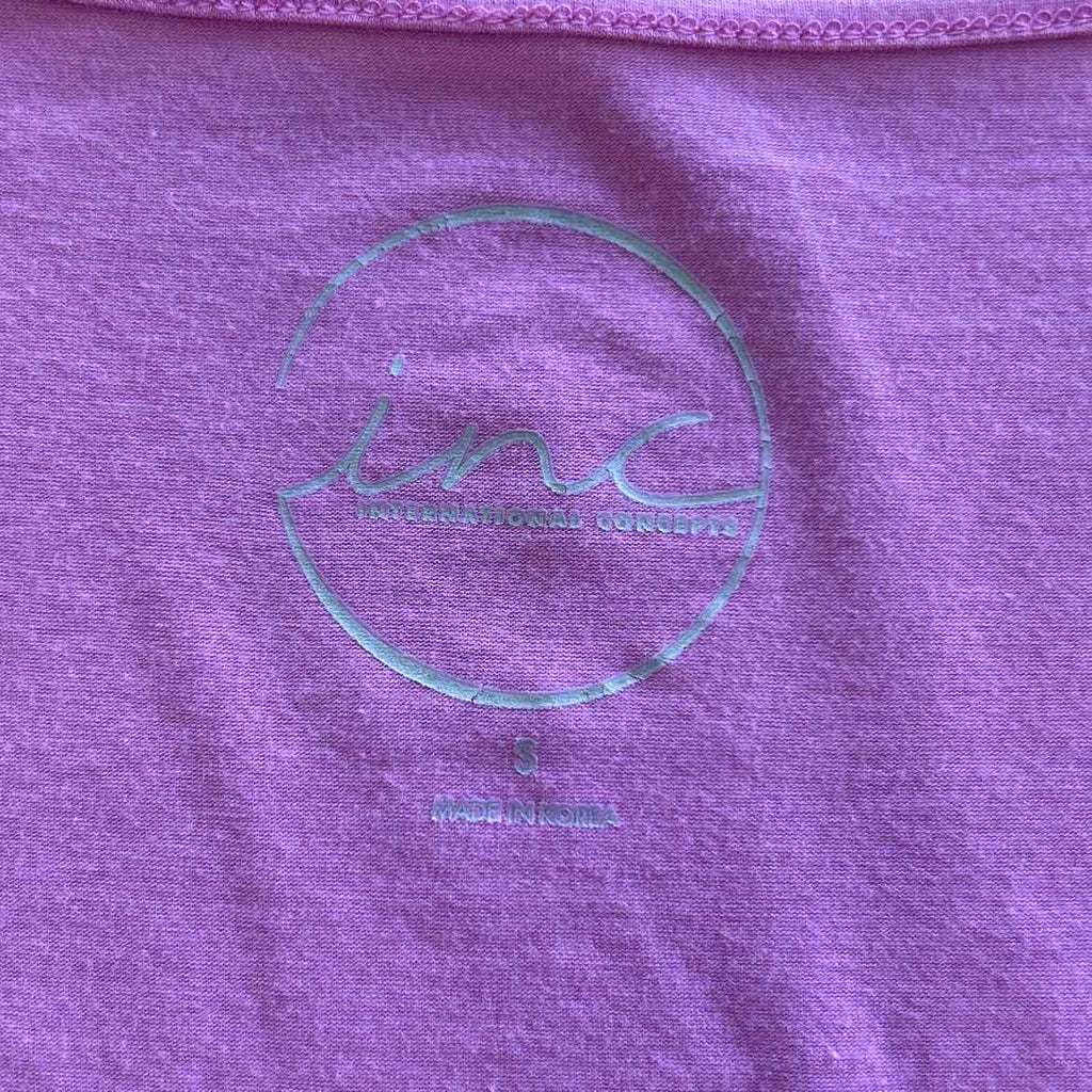 INC Size S Pink Preloved Blouse SS