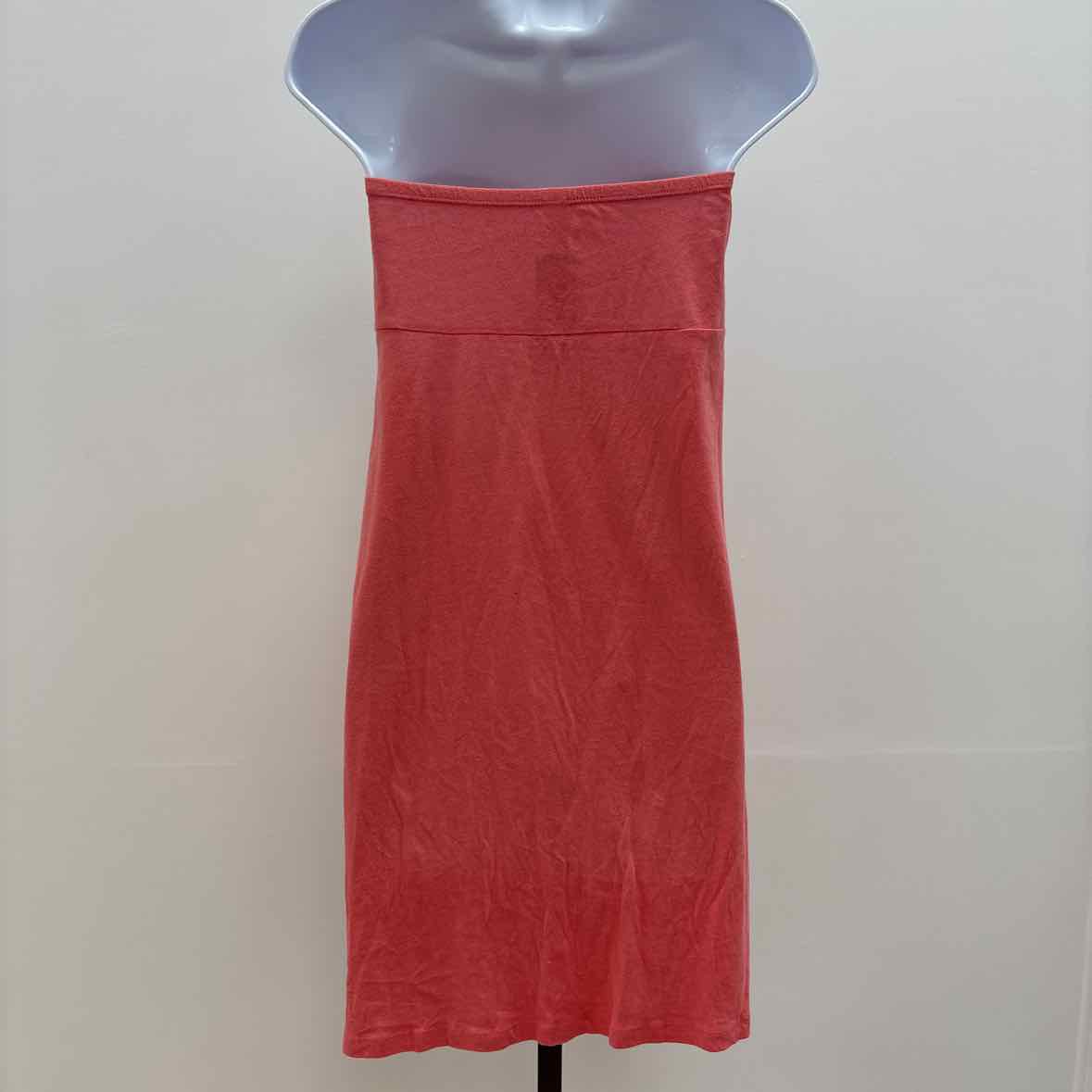Miken Size L Comfort Apparel Strapless Empire Waist Mini Dress