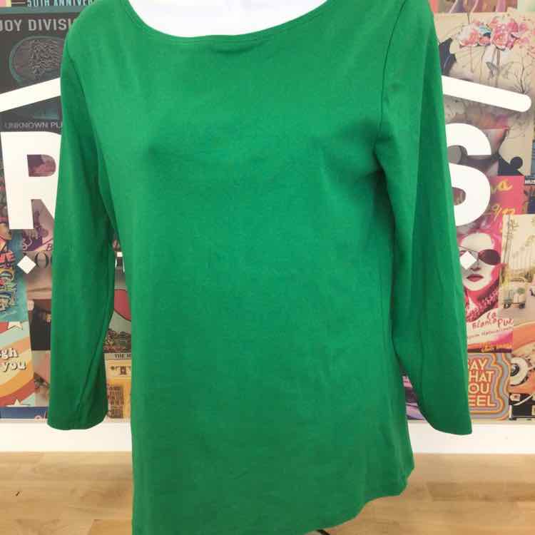 Talbots Size M Green Preloved Longsleeve