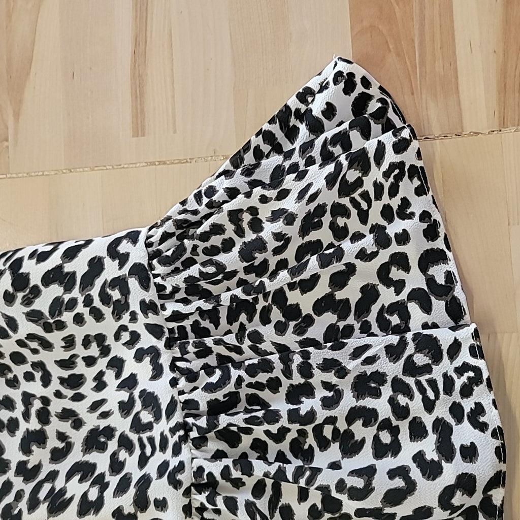 Talbots Size 6 White & Black Dress