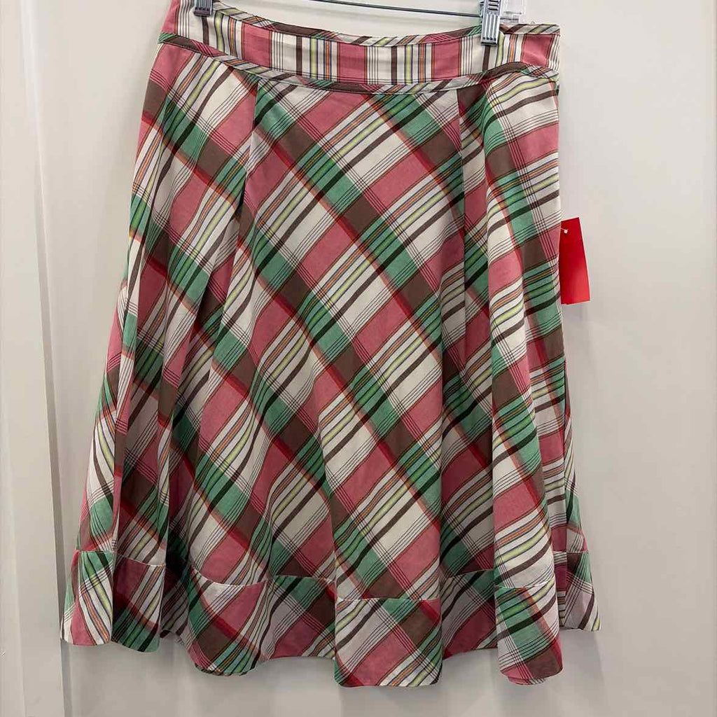 H&M Size 8 Pink/Green Preloved Skirt