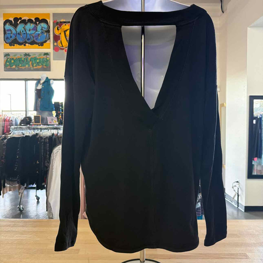 Athleta Size M Black Preloved Long Sleeve