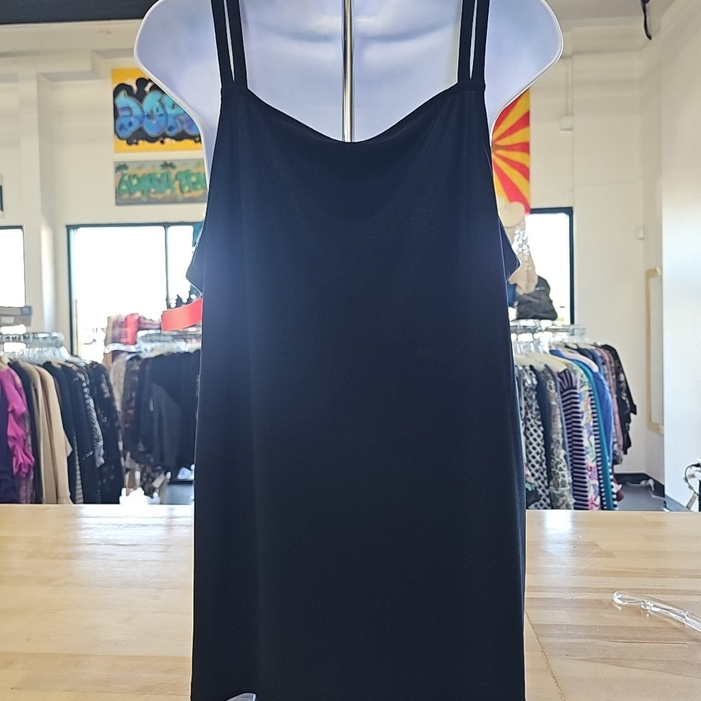 INC Size L Black Preloved Tank