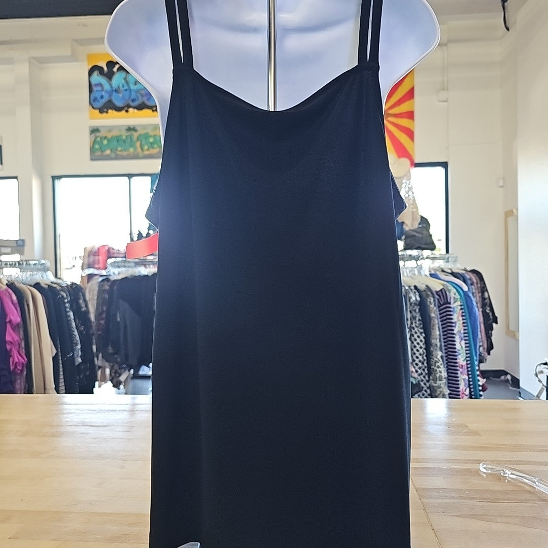 INC Size L Black Preloved Tank