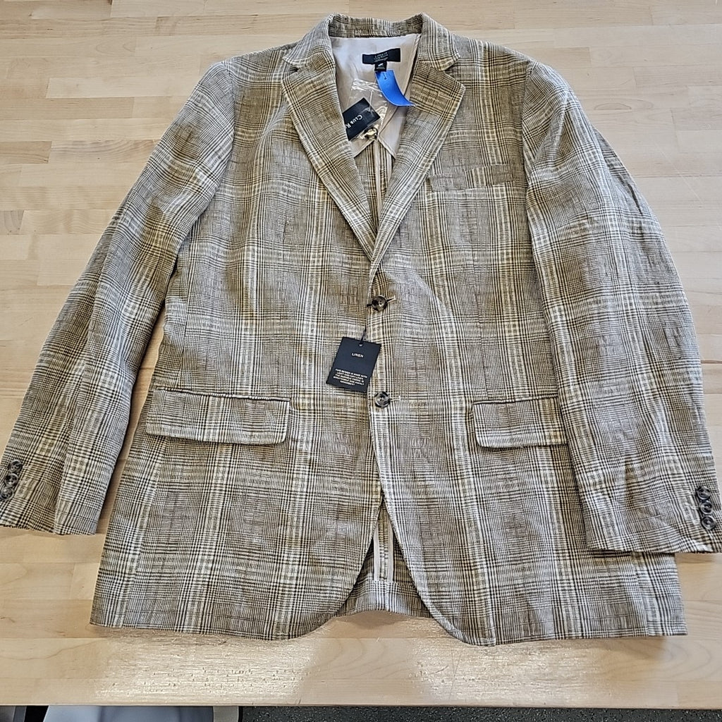 Club Room Size L Tan Blazer