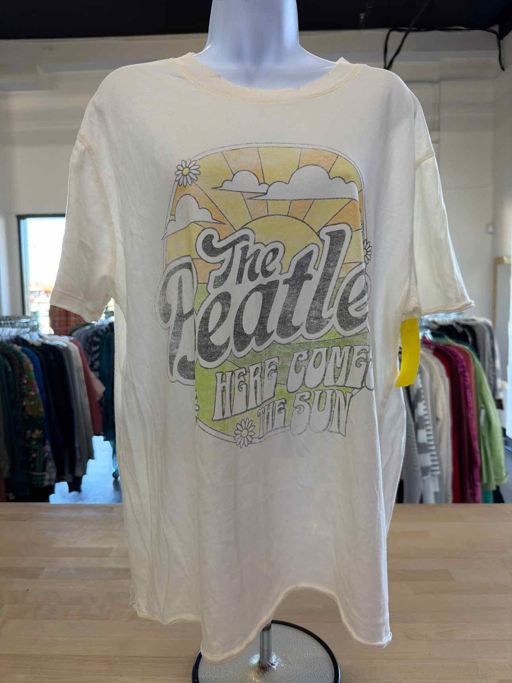 The Beatles Size L White T-shirt