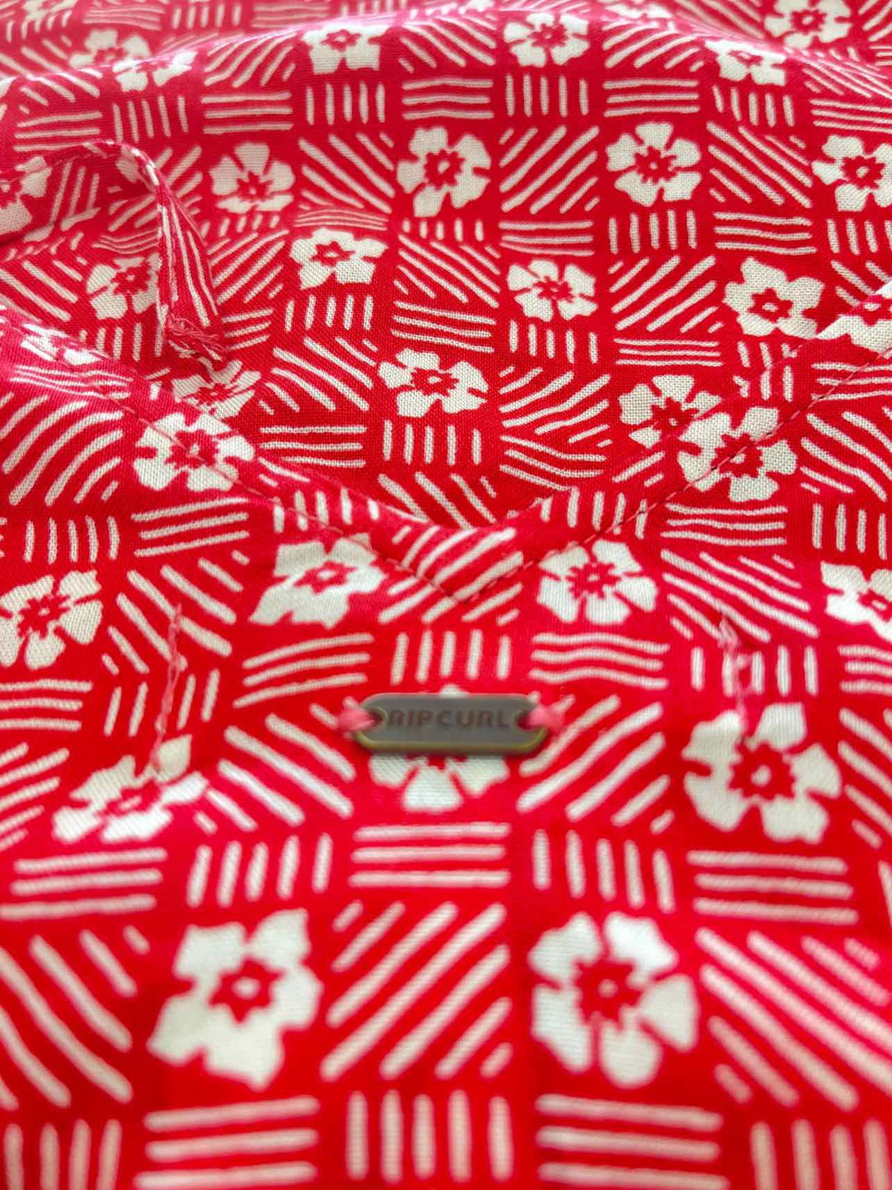 Rip Curl Size M Cala Mayor Tie-Strap Mini Dress - Red