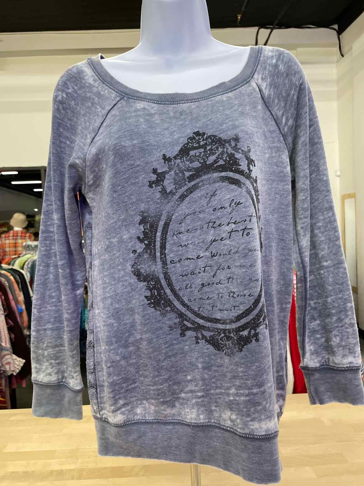 Guess Size XS Gray Sweatshirt