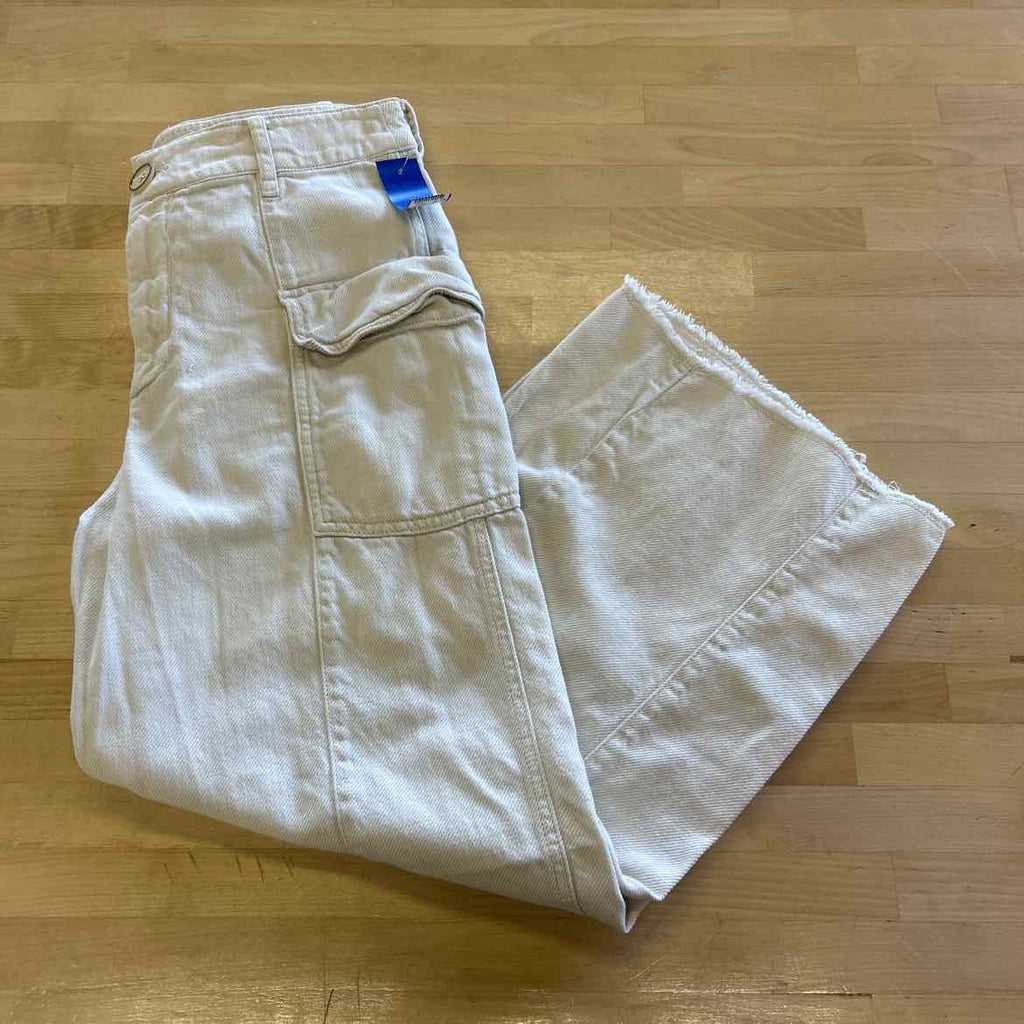 Anthropologie Size 4 Beige Preloved Pants