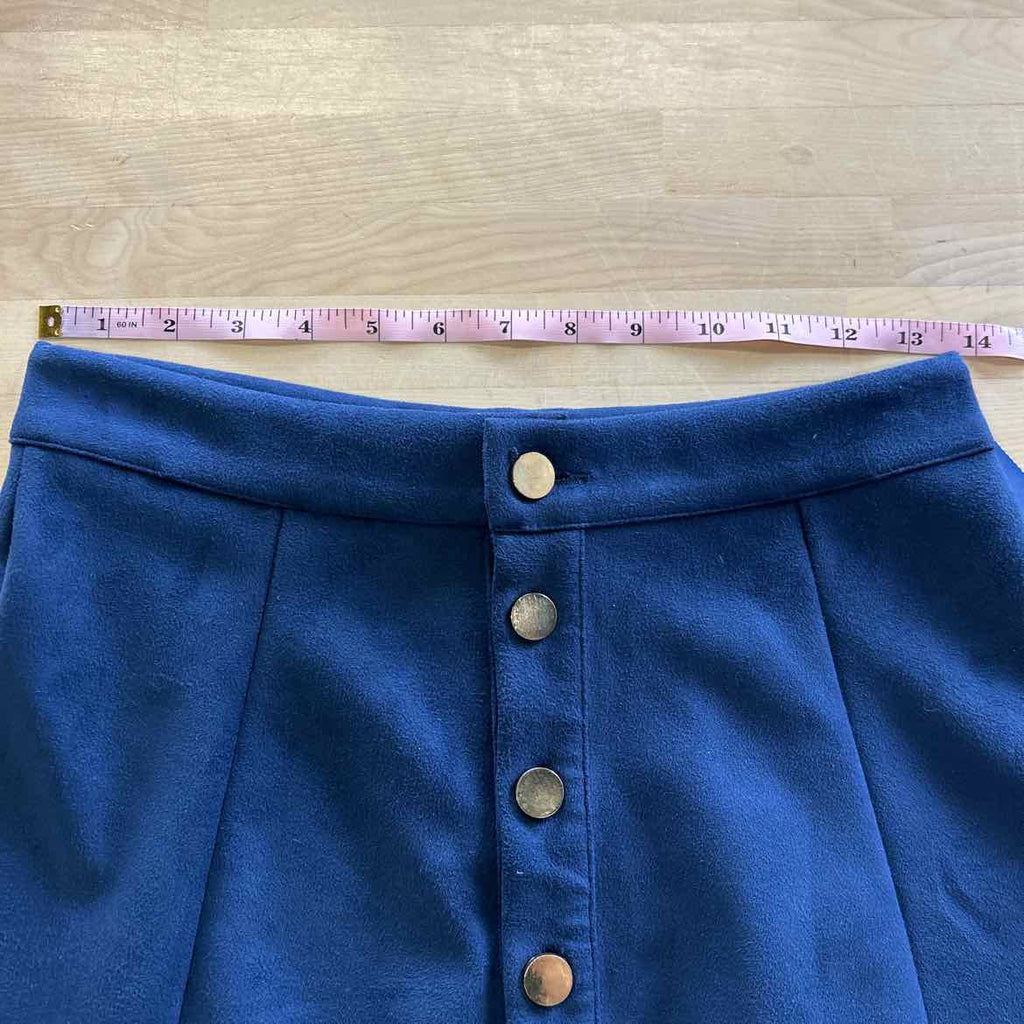 Argstar Size M Navy Suede Preloved Skirt