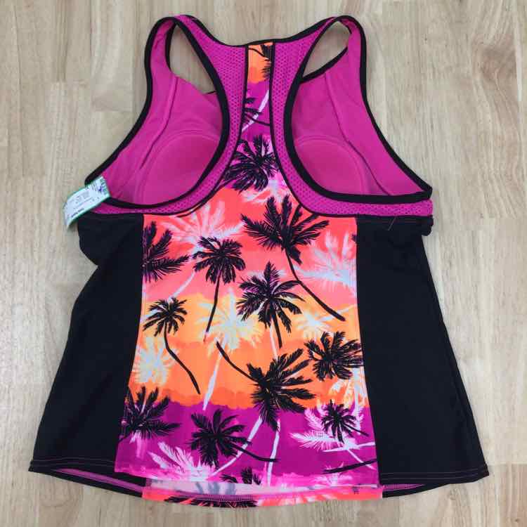 Zero Posur Size XL Neon Pink Swimsuit Bottom/Top