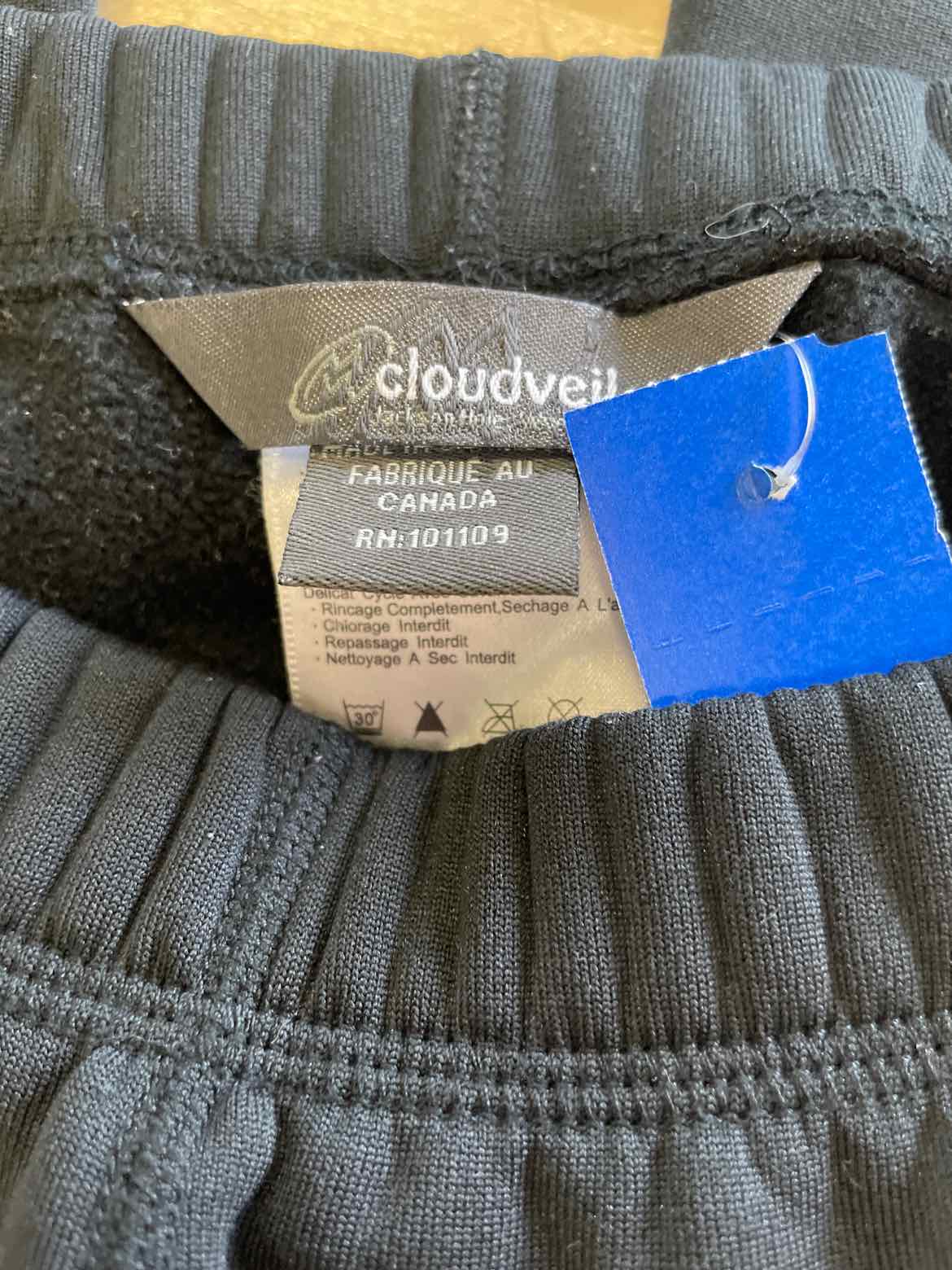 Cloudveil Size S Black MENS Pants