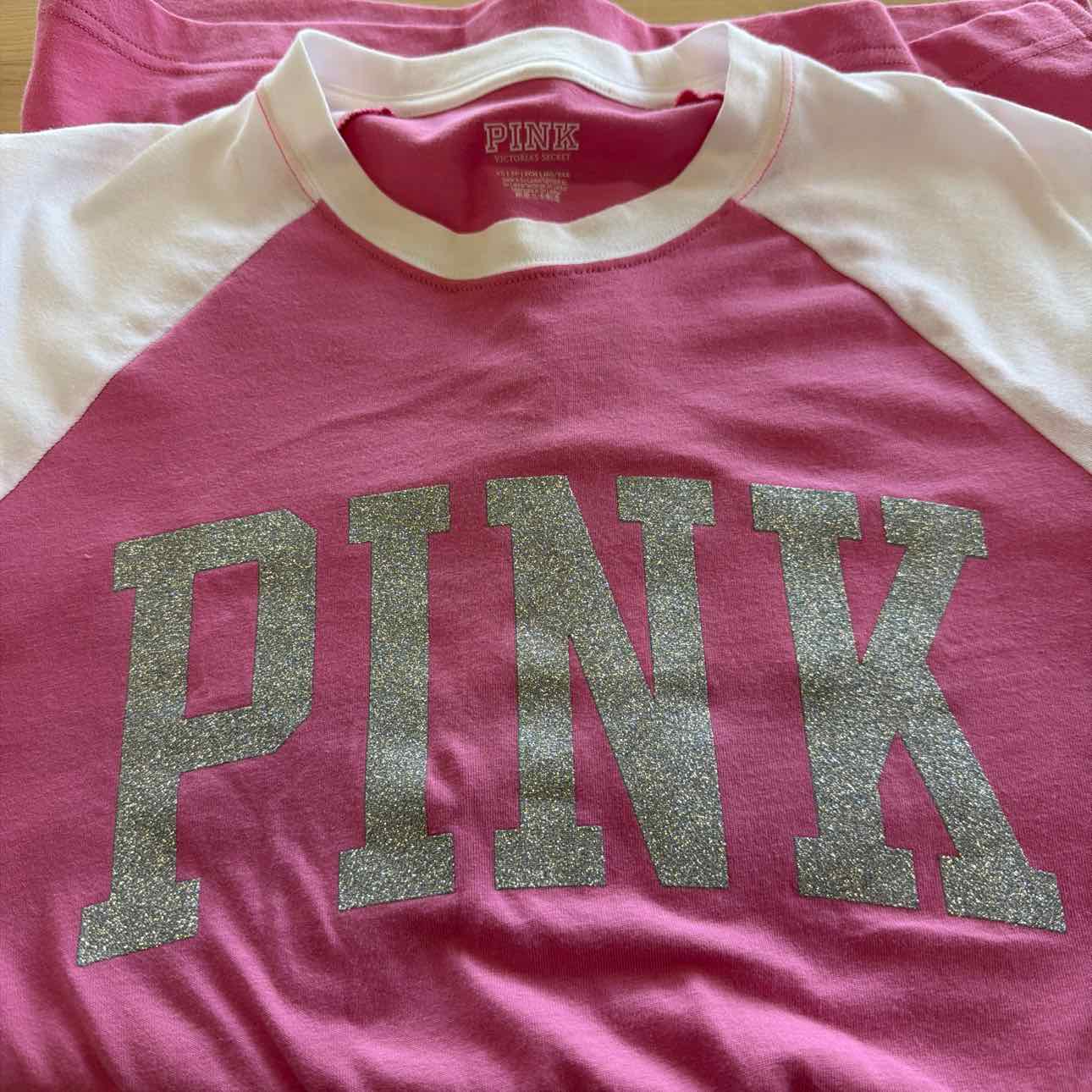 Pink Size XS Pink Preloved T-Shirt LS