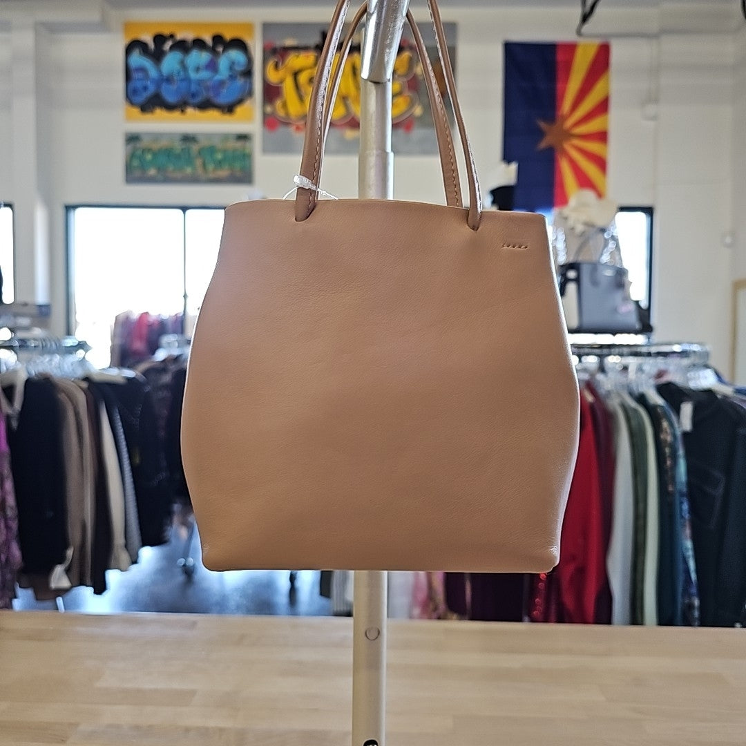 GiGi New York Sydney Mini Leather Shopper Bag - Cappuccino
