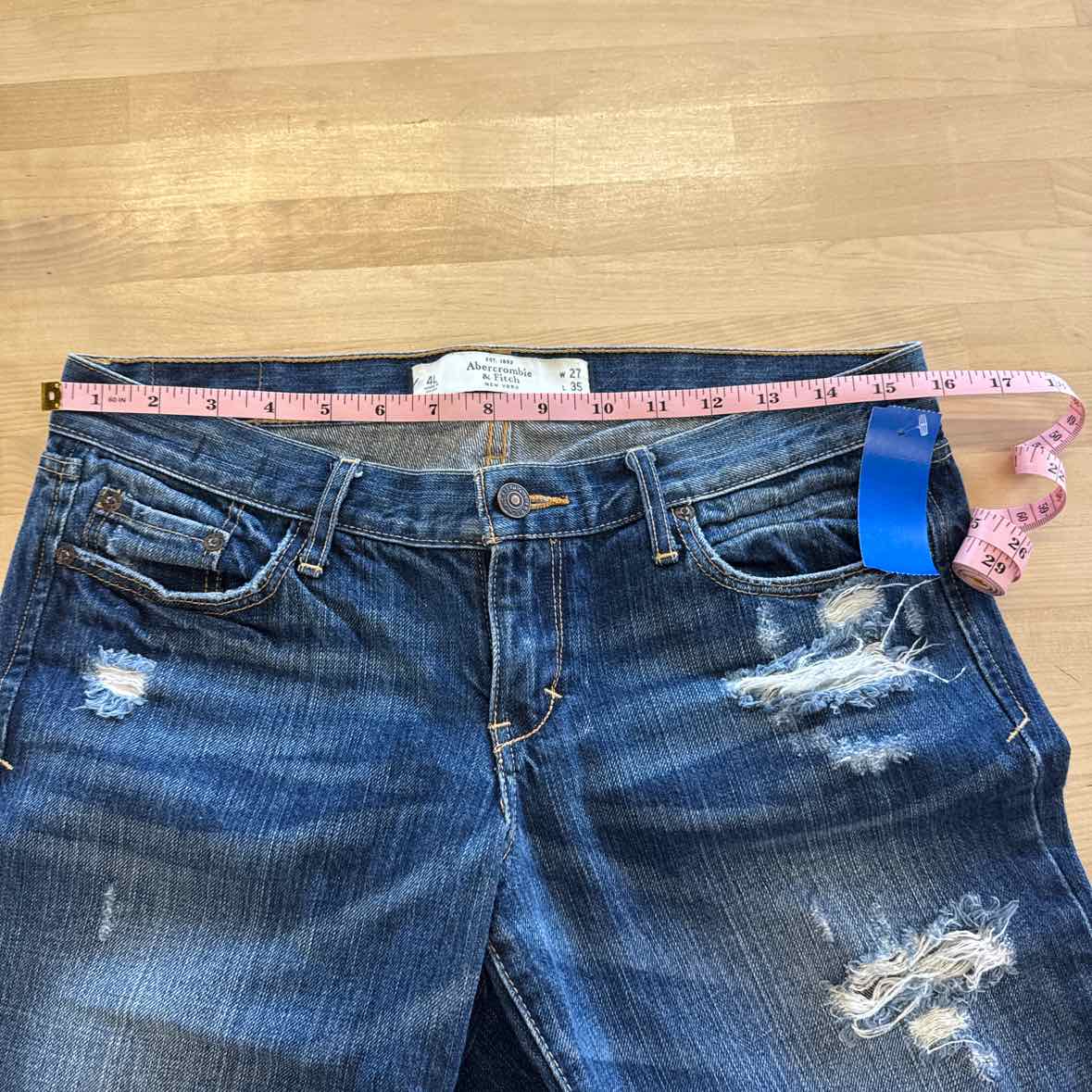 Abercrombie & Fitch Size 4 Blue Jeans