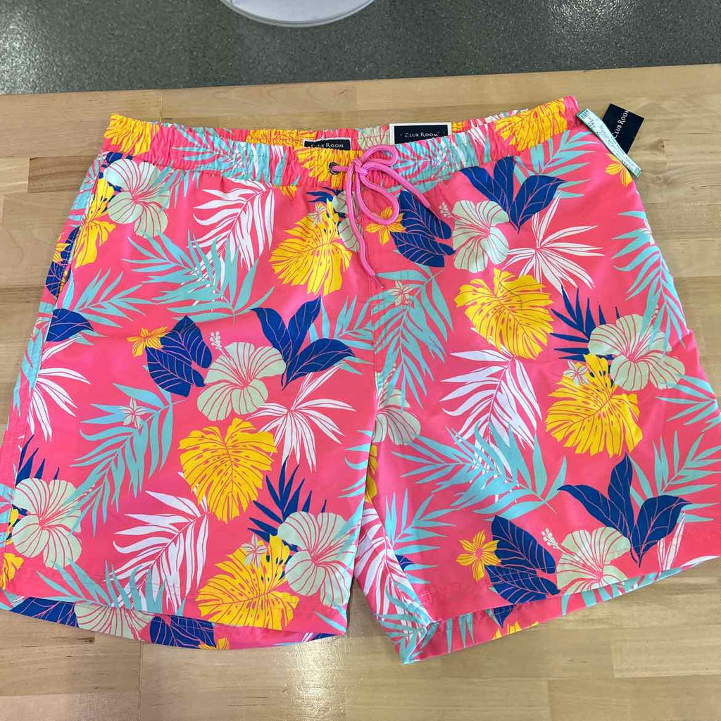 Club Room Size XL Pink MENS Swimwear