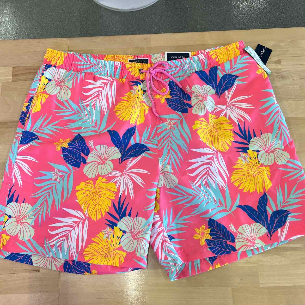 Club Room Size XL Pink MENS Swimwear