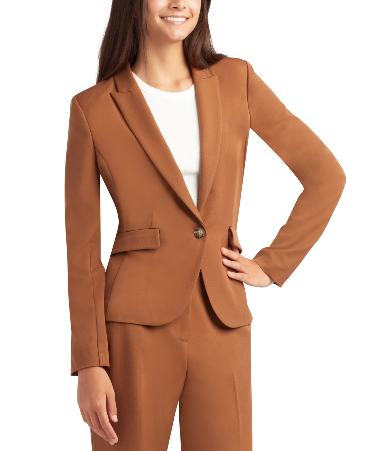 BCX Size M Brown Blazer