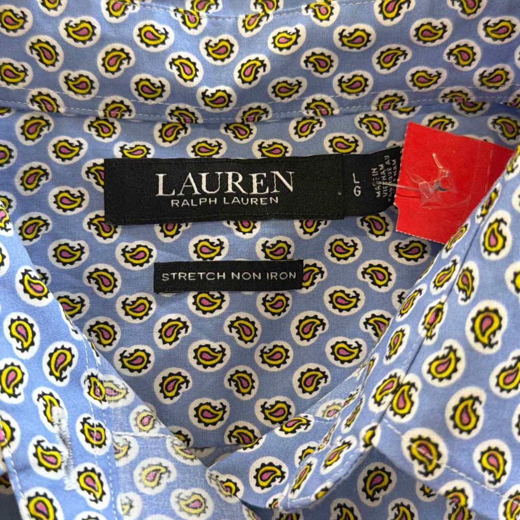 Ralph Lauren Size L Blue Preloved Button Down Shirt