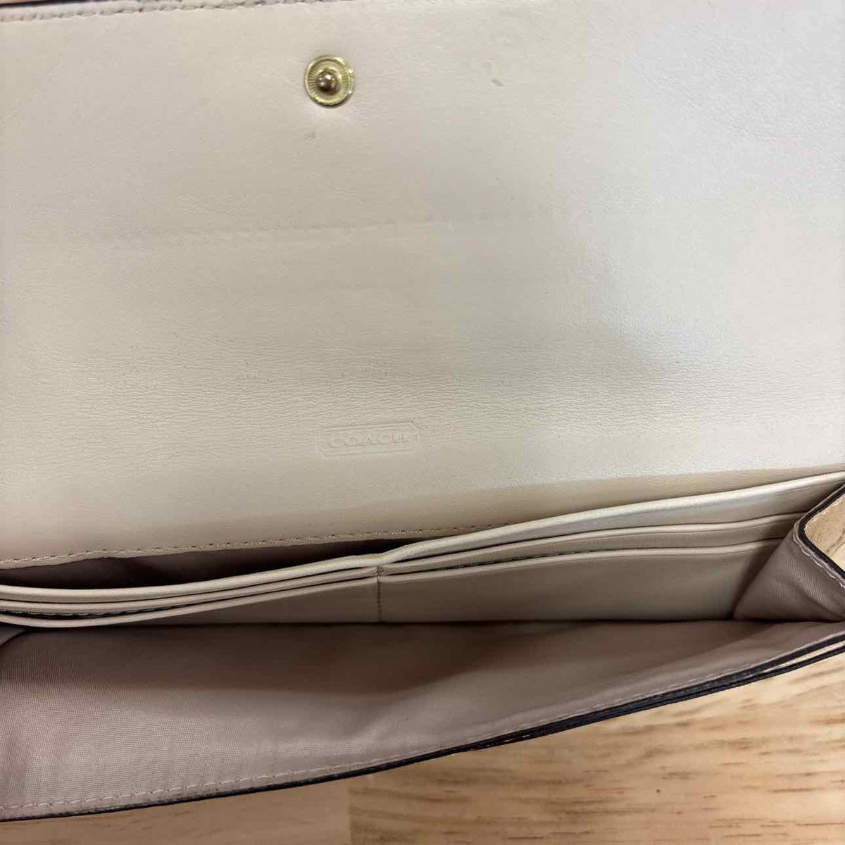 Coach Tan Leather Wallet