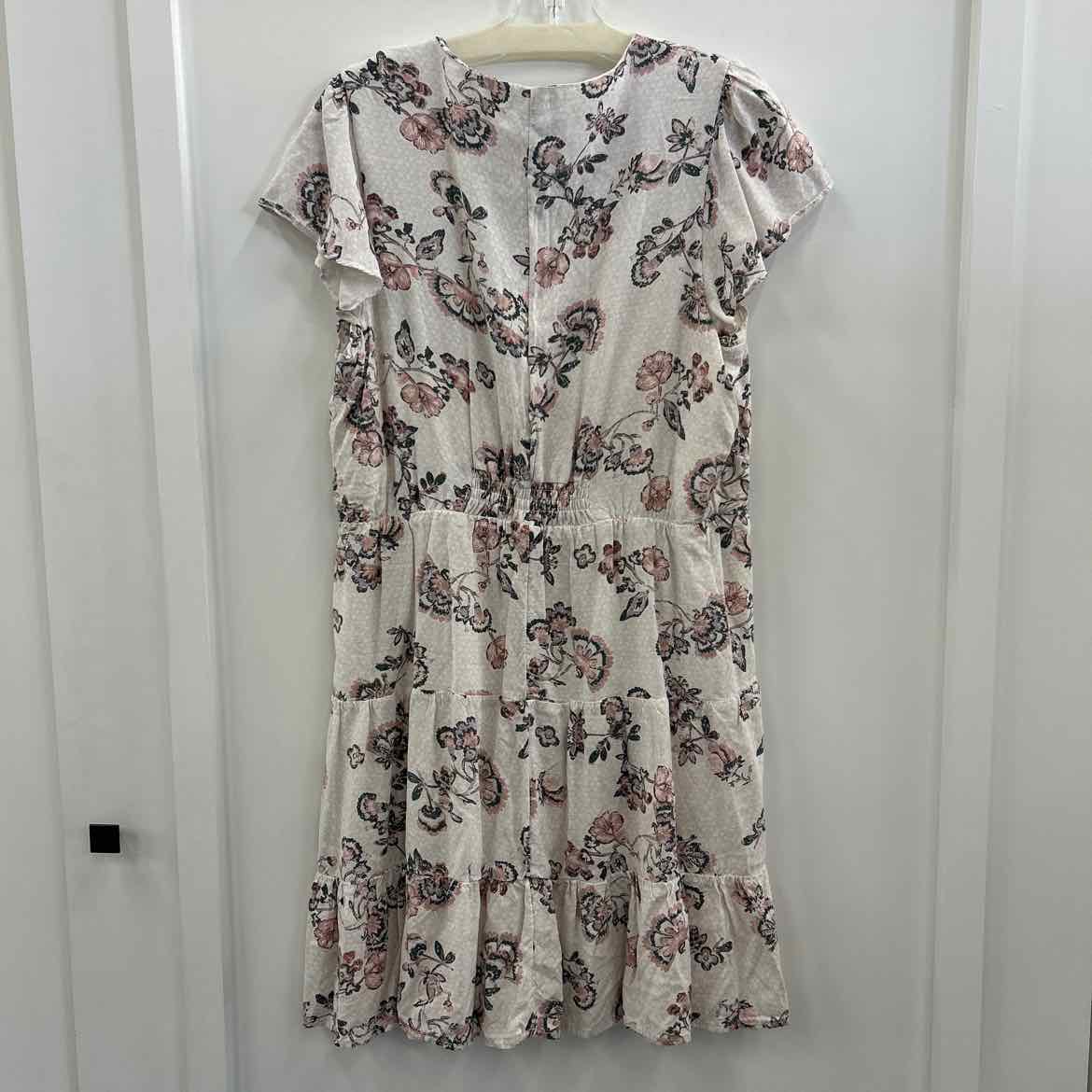 Maurices Size L Off White Dress