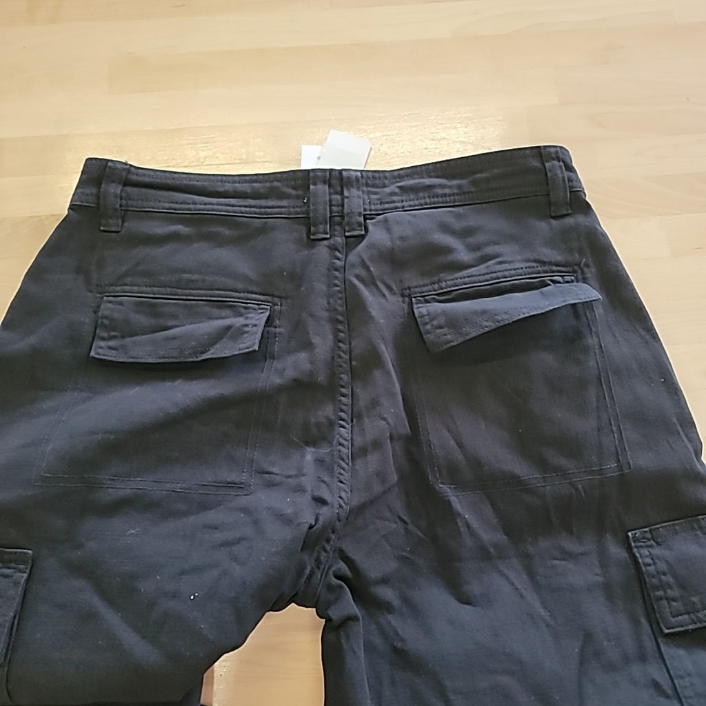 Cotton On Size 8 Black Bobbie Cargo Pants NWT