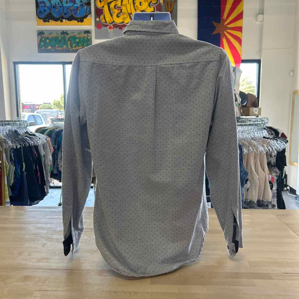 Heritage Size M Gray Preloved Button Down LS