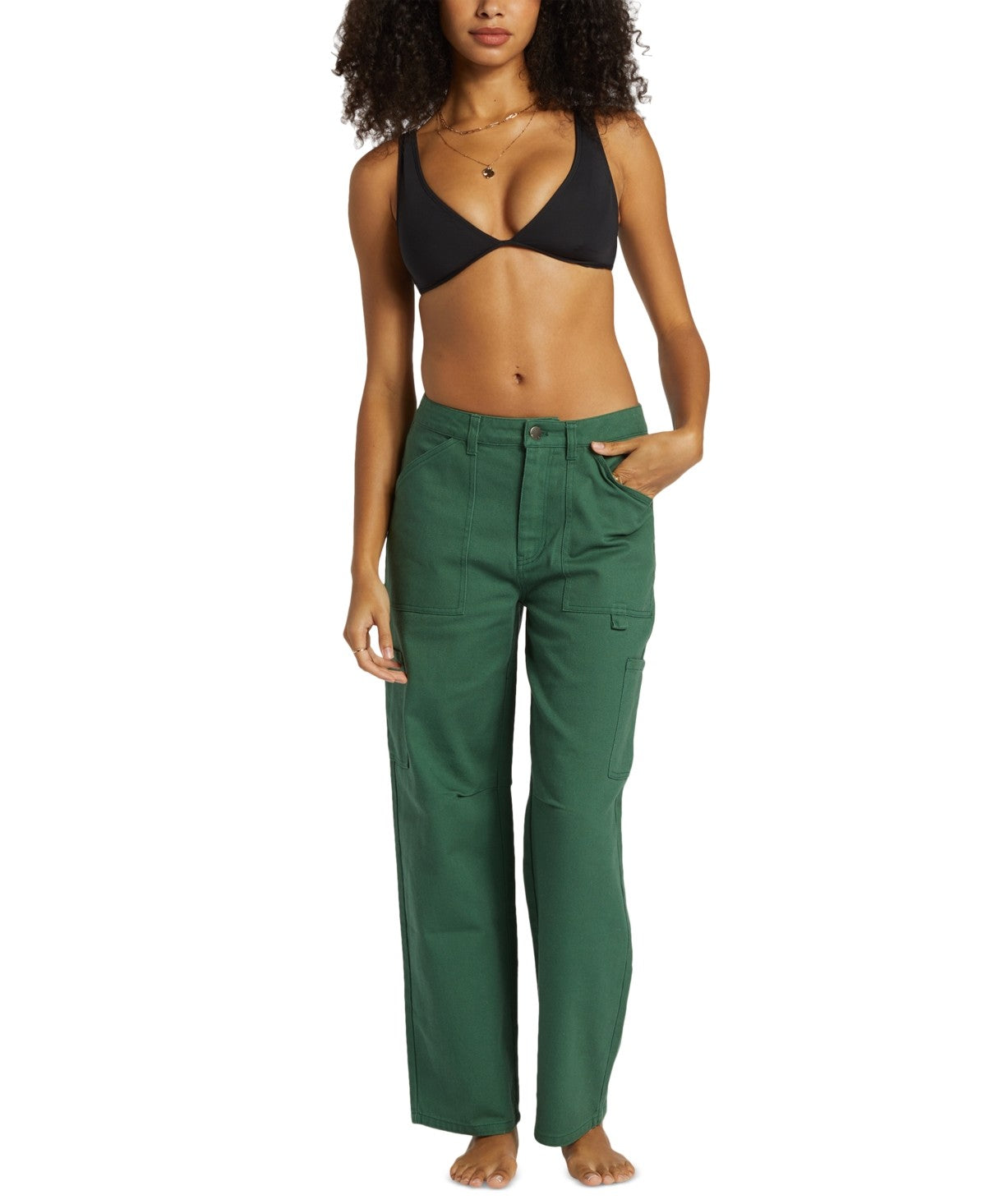billabong Size 26 Green New Jeans