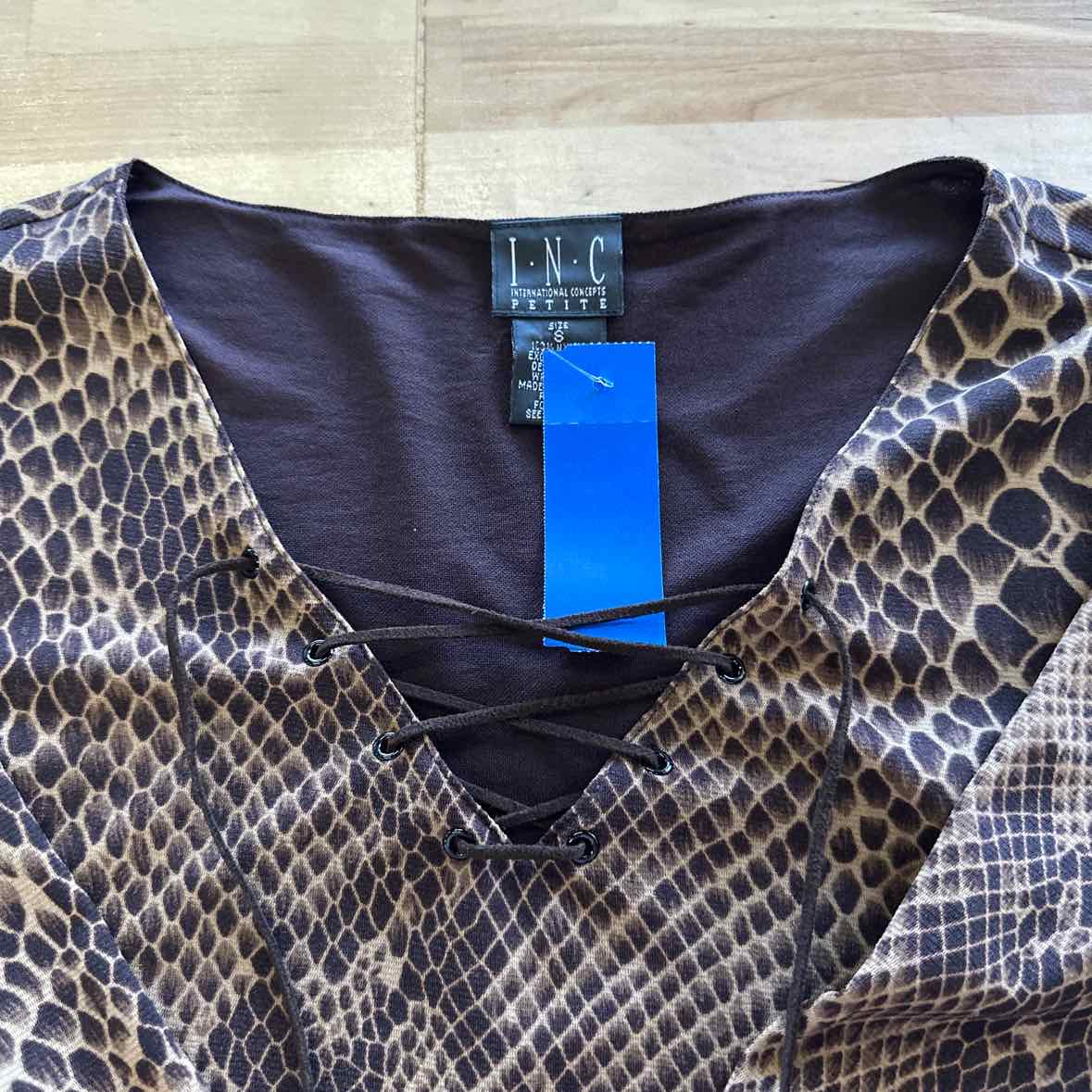 INC Size SP Brown Blouse