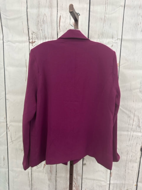 Steve Madden Size L Burgundy Blazer