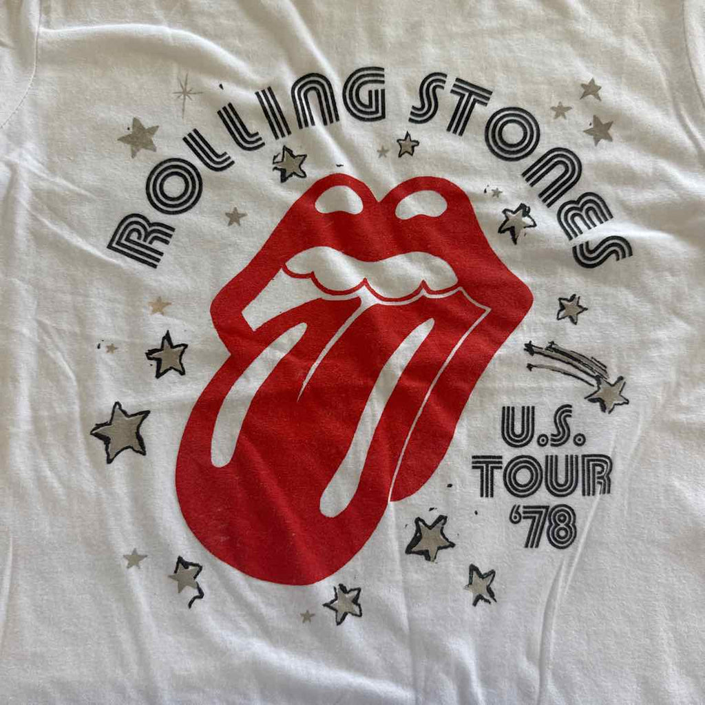 The Rolling Stones Size M White T-shirt