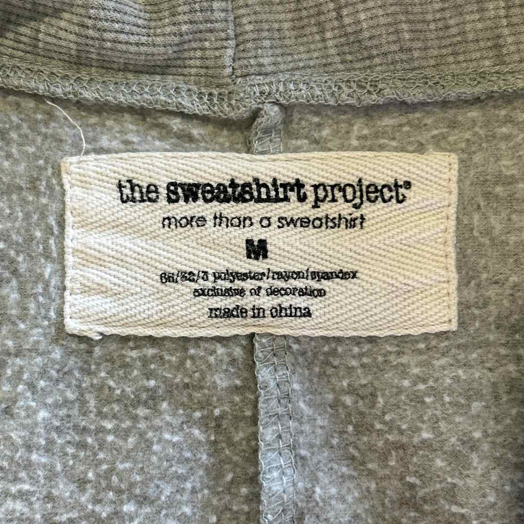 The Sweatshirt Project Size M Gray Cardigan